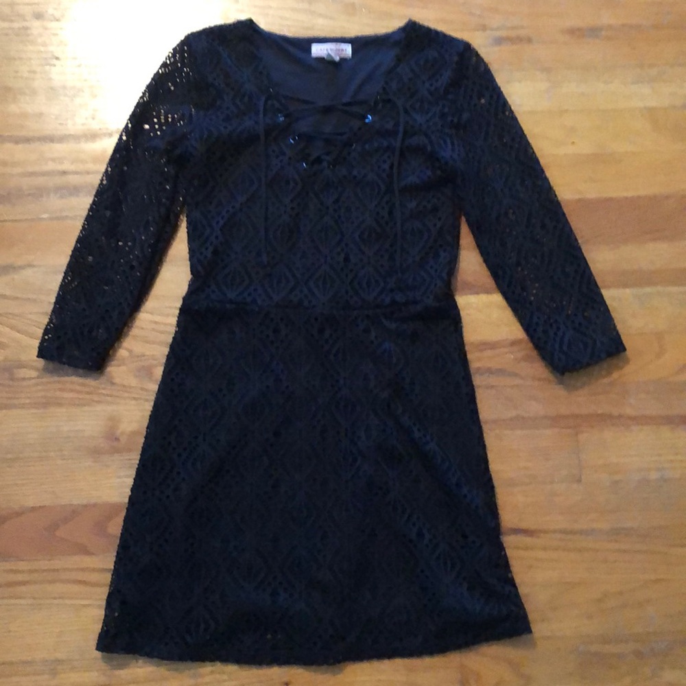 Junior Girls Black Dress Small S